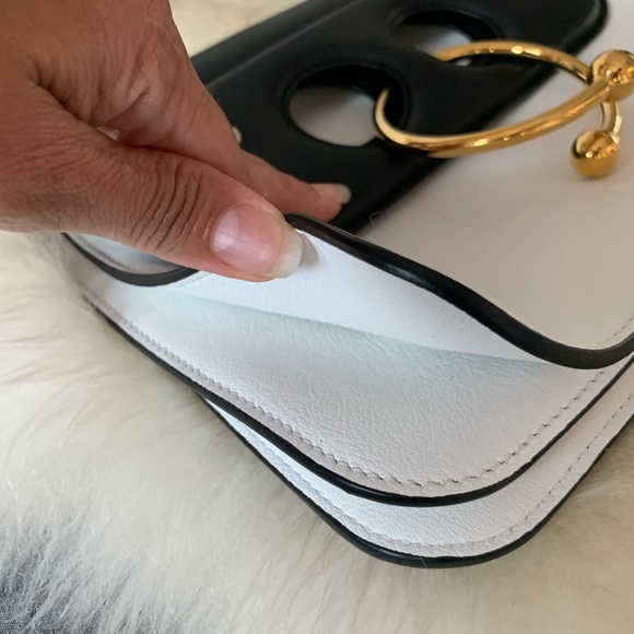 JW Anderson Medium Black White Pierce Shoulder Bag - Picture 11 of 14